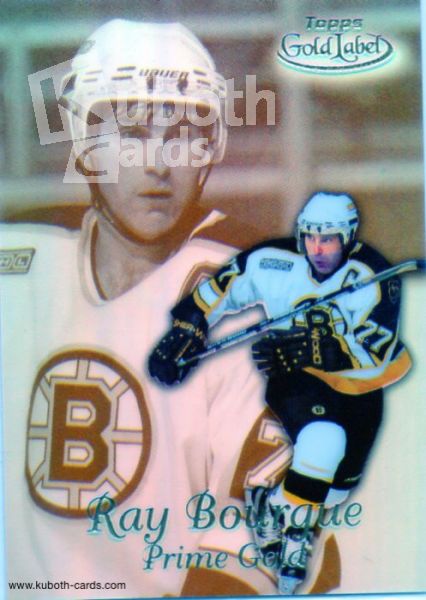 NHL 1999-00 Topps Gold Label Prime Gold - No PG9 - Ray Bourque