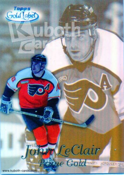 NHL 1999-00 Topps Gold Label Prime Gold Black - No PG8 - John LeClair