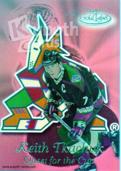 NHL 1999-00 Topps Gold Label Quest for the Cup - No QC2 - Keith Tkachuk