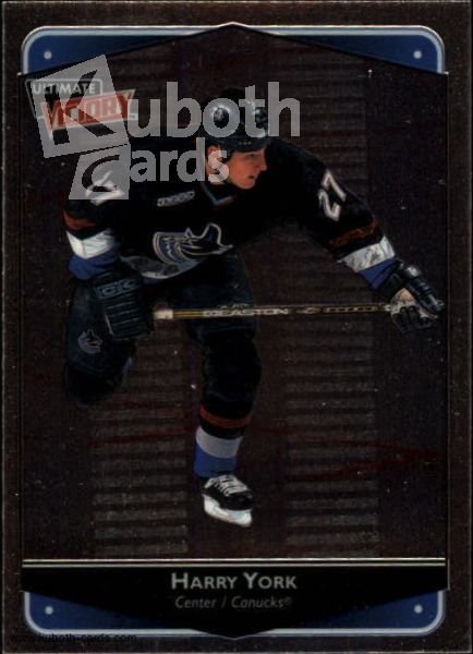 NHL 1999-00 Ultimate Victory - No 86 - Harry York