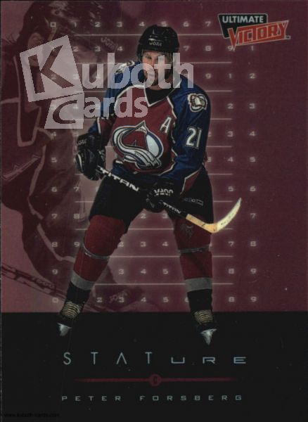 NHL 1999-00 Ultimate Victory Stature - No S3 - Peter Forsberg