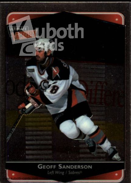 NHL 1999-00 Ultimate Victory - No 12 - Geoff Sanderson