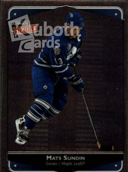 NHL 1999-00 Ultimate Victory - No 82 - Mats Sundin