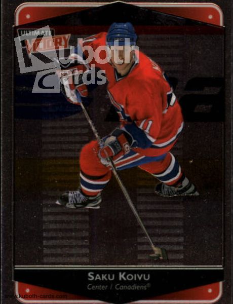 NHL 1999-00 Ultimate Victory - No 44 - Saku Koivu