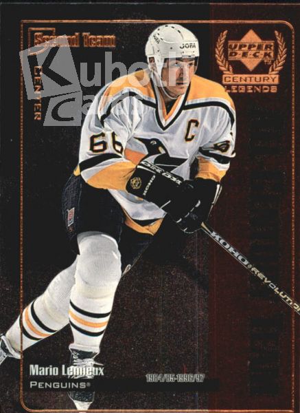 NHL 1999-00 Upper Deck Century Legends All Century Team - No AC-7 - Mario Lemieux