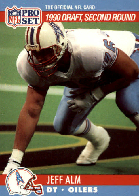 NFL 1990 ProSet - No 710 - Jeff Alm