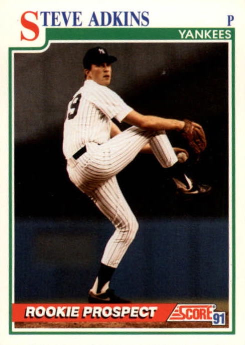 MLB 1991 Score - No 716 - Steve Adkins