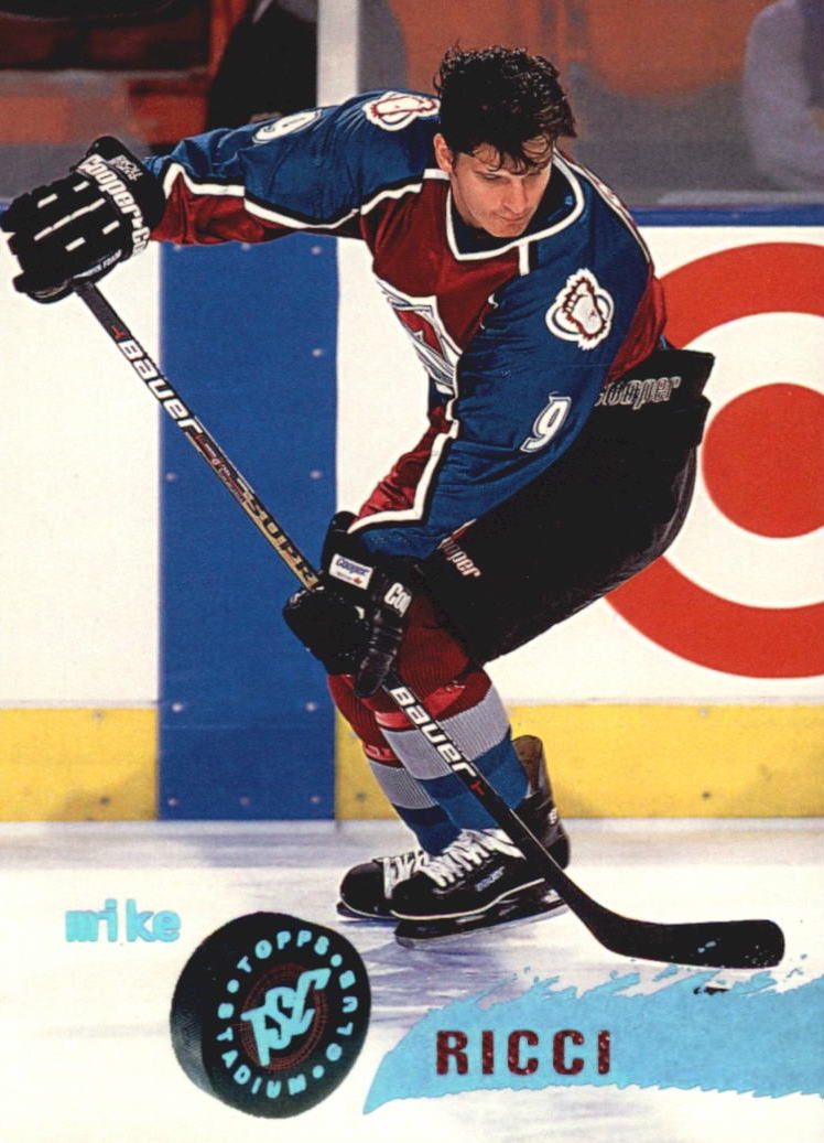 NHL 1995 / 96 Stadium Club - No 71 - Mike Ricci