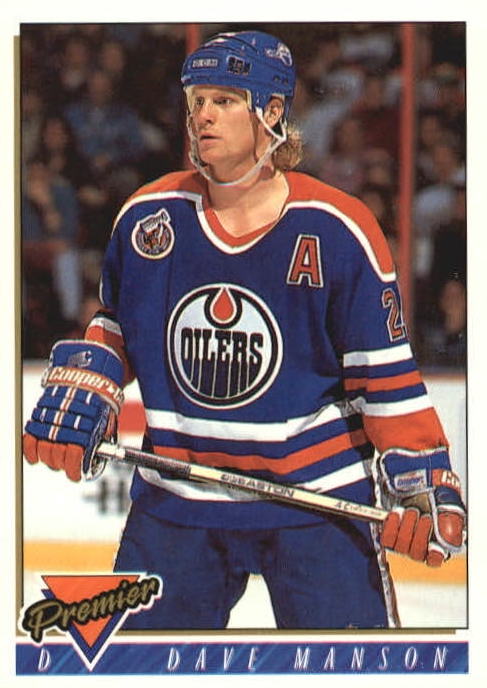 NHL 1993 / 94 Topps Premier - No 71 - Dave Manson