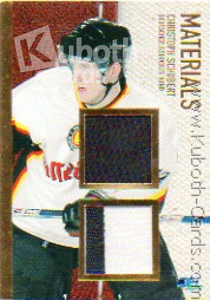 DEL 2008/09 CityPress Jersey Card Materials DEB Gold - No MA11 - Christoph Schubert