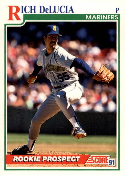 MLB 1991 Score - No 728 - Rich DeLucia