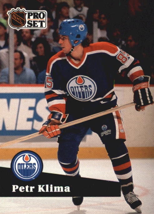 NHL 1991-92 ProSet French - No 72 - Petr Klima