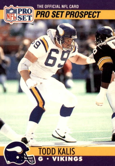 NFL 1990 ProSet - No 738 - Todd kalis