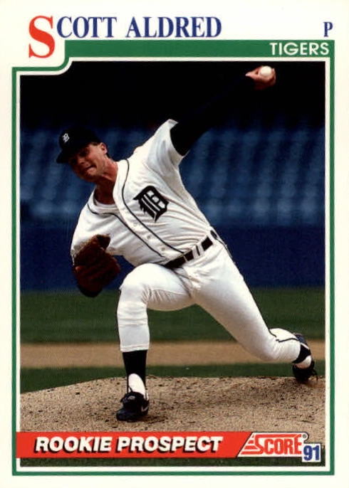 MLB 1991 Score - No 740 - Scott Aldred