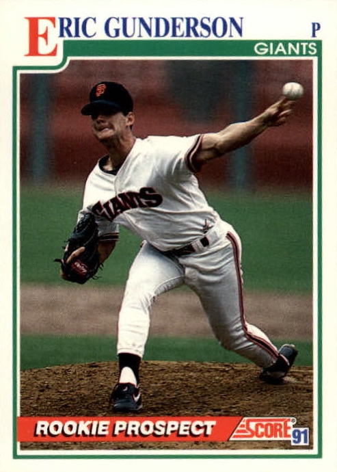 MLB 1991 Score - No 744 - Eric Gunderson