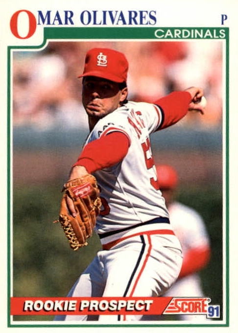 MLB 1991 Score - No 748 - Omar Olivares