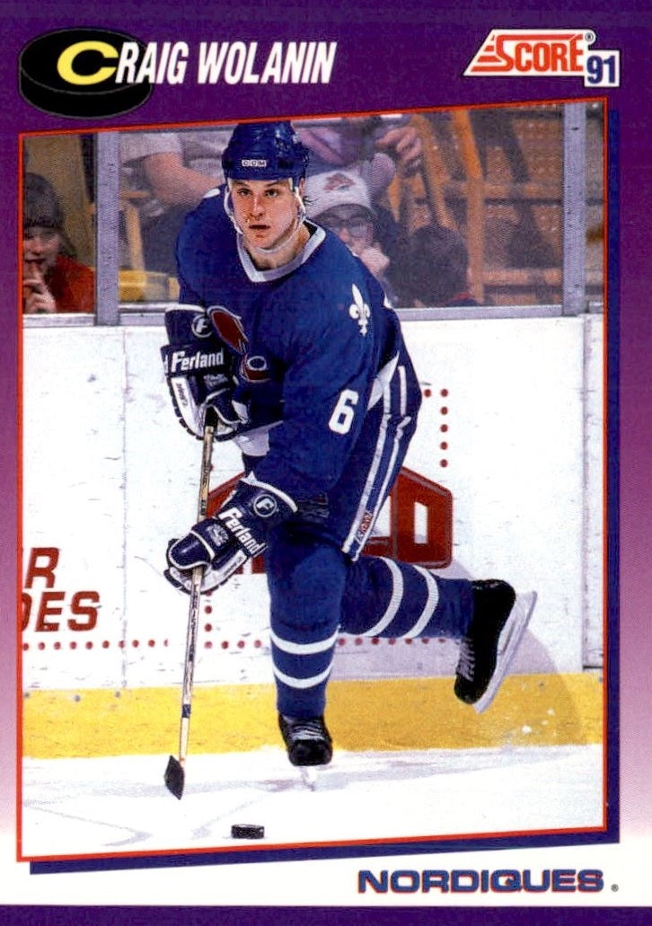 NHL 1991-92 Score American - No 74 - Craig Wolanin