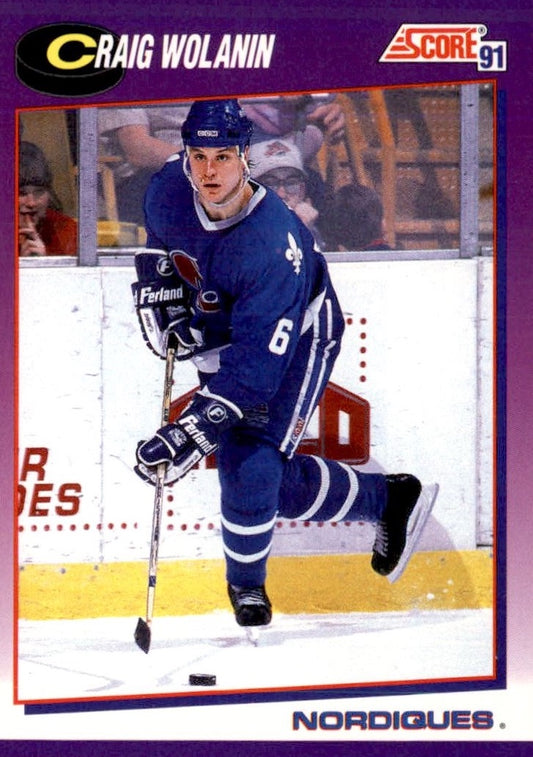 NHL 1991-92 Score American - No 74 - Craig Wolanin