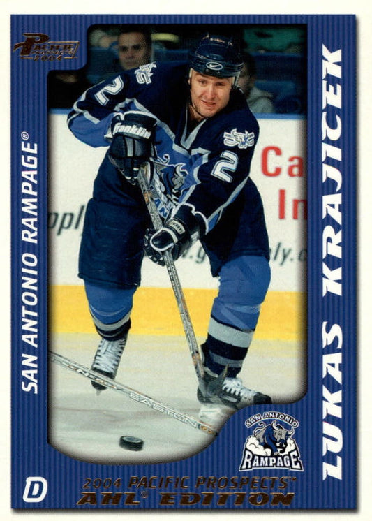 NHL 2003-04 Pacific AHL Prospects Gold - No 74 - Lukas Krajicek