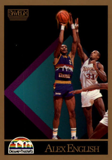 NBA 1990-91 SkyBox - No 74 - Alex English