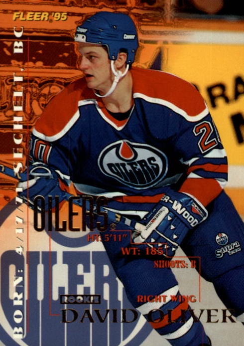 NHL 1994 / 95 Fleer - No 74 - David Oliver