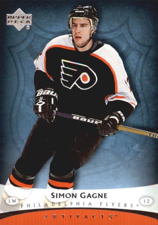 NHL 2005-06 Artifacts - No 75 - Simon Gagne