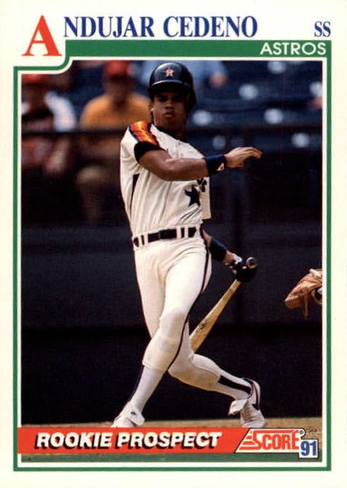 MLB 1991 Score - No 753 - Andujar Cedeno