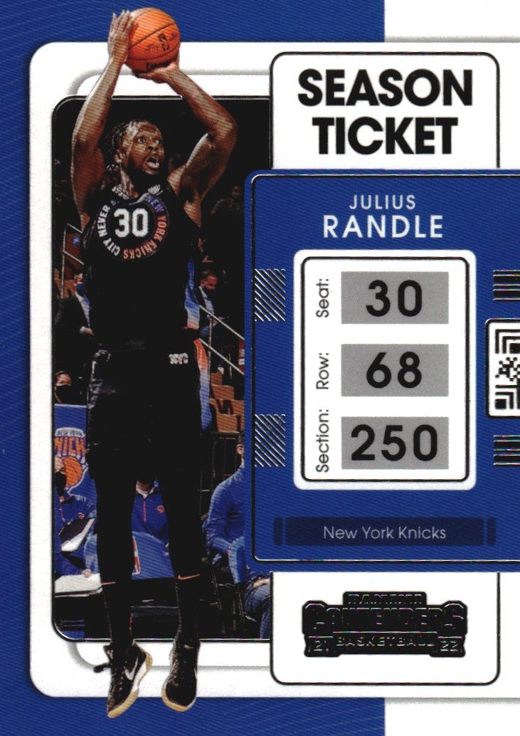 NBA 2021-22 Panini Contenders - No 75 - Julius Randle