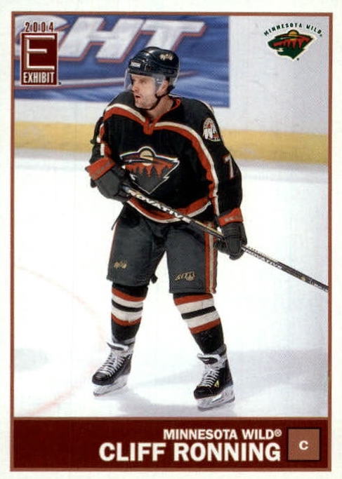 NHL 2003-04 Pacific Exhibit - No 75 - Cliff Ronning