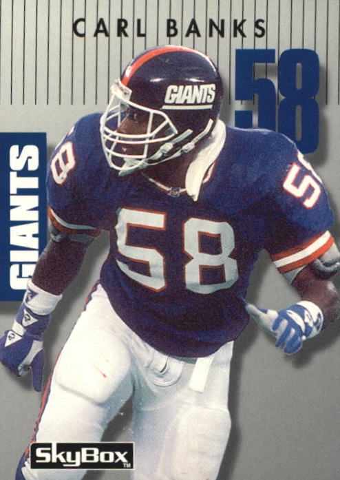 NFL 1992 SkyBox Prime Time - No 075 - Carl Banks