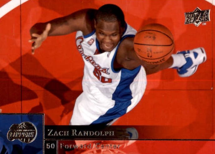 NBA 2009-10 Upper Deck - No 76 - Zach Randolph