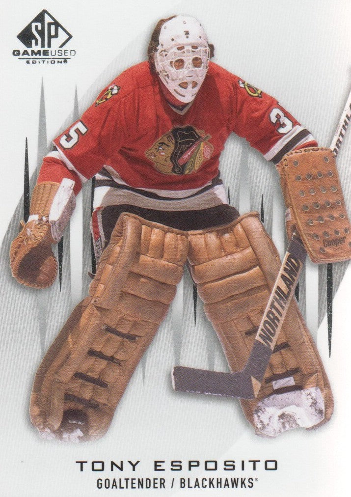 NHL 2013-14 SP Game Used - No 78 - Tony Esposito