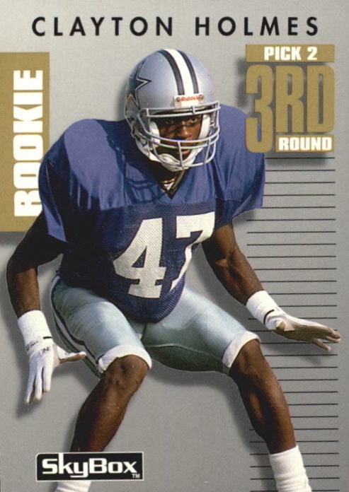 NFL 1992 SkyBox Prime Time - No 079 - Clayton Holmes