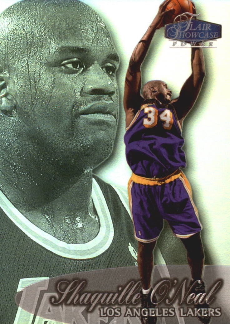 NBA 1998 / 99 Flair Showcase Row 3 - No 7 - Shaquille O'Neal