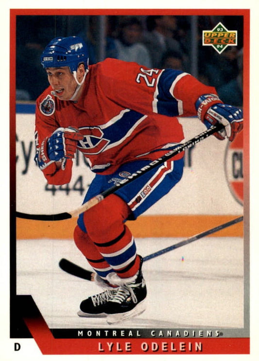 NHL 1993 / 94 Upper Deck - No 7 - Lyle Odelein