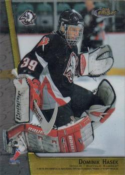 NHL 1998-99 Finest Double Sided Mystery Finest - No M7 - Dominik Hasek / Dominik Hasek