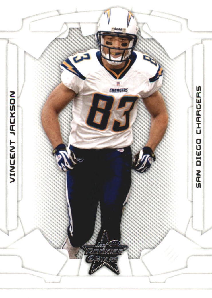 NFL 2008 Leaf Rookies and Stars - No 80 - Vincent Jackson