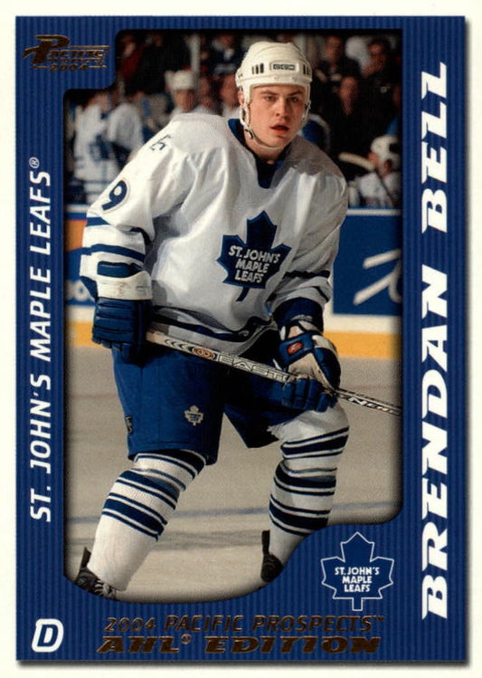 NHL 2003-04 Pacific AHL Prospects Gold - No 80 - Brendan Bell