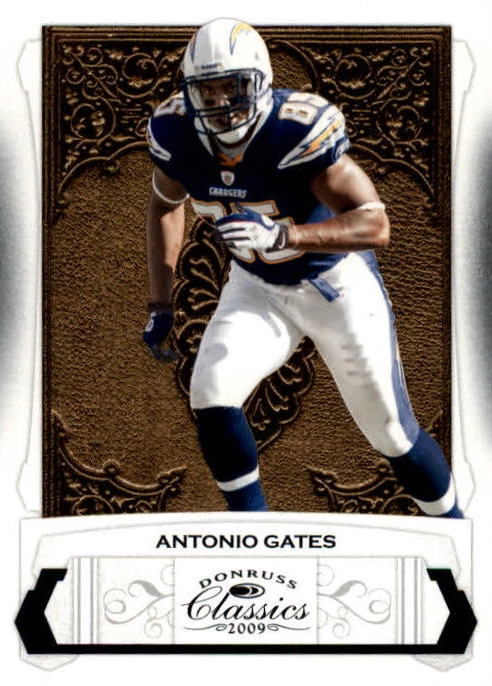 NFL 2009 Donruss Classics - No 80 - Antonio Gates