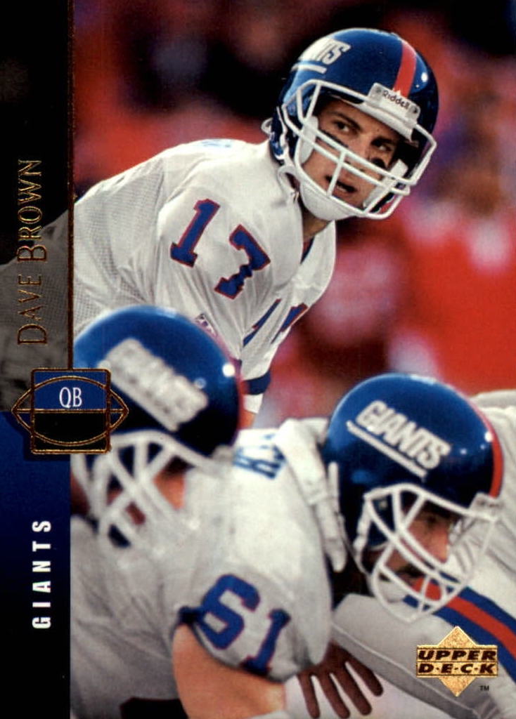 NFL 1994 Upper Deck - No 80 - Dave Brown