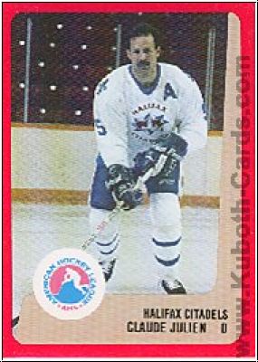NHL 1988-89 ProCards AHL - No 105 - Claude Julien