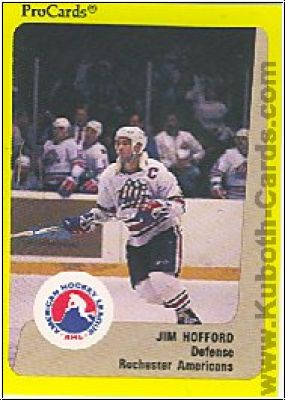 NHL 1989-90 ProCards AHL - No 281 - Jim Hofford