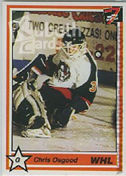 NHL 1990-91 7th Inning Sketch WHL - No 24 - Chris Osgood