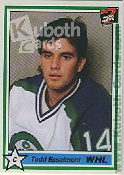 NHL 1990-91 7th Inning Sketch WHL - No 65 - Todd Esselmont