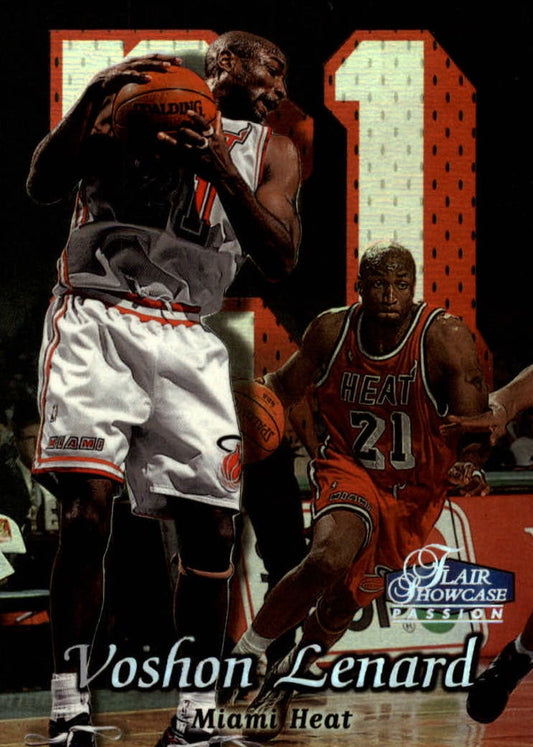 NBA 1998 / 99 Flair Showcase Row 2 - No 82 - Voshon Lenard
