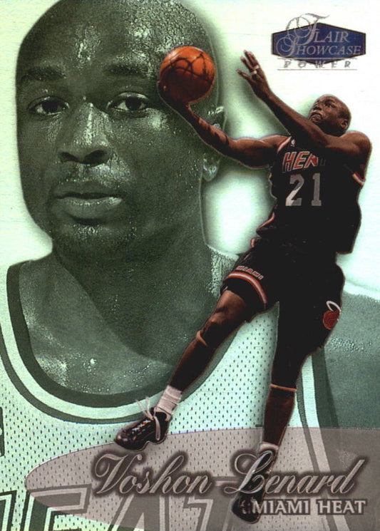 NBA 1998 / 99 Flair Showcase Row 3 - No 82 - Voshon Lenard