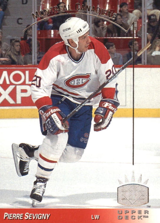 NHL 1993/94 Upper Deck SP Inserts - No 82 - Pierre Sevigny