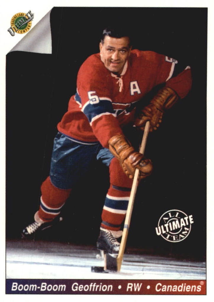 NHL 1991-92 Ultimate Original Six - No 83 - Bernard "Boom Boom" Geoffrion