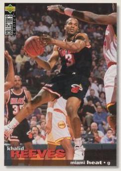 NBA 1995-96 Collector's Choice International German I - No 84 - Khalid Reeves