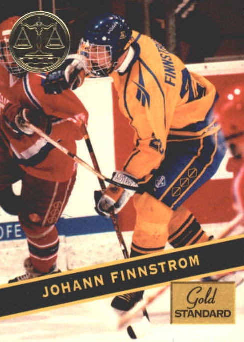 NHL 1994 Signature Rookies Gold Standard - No 84 - Johann Finnstrom